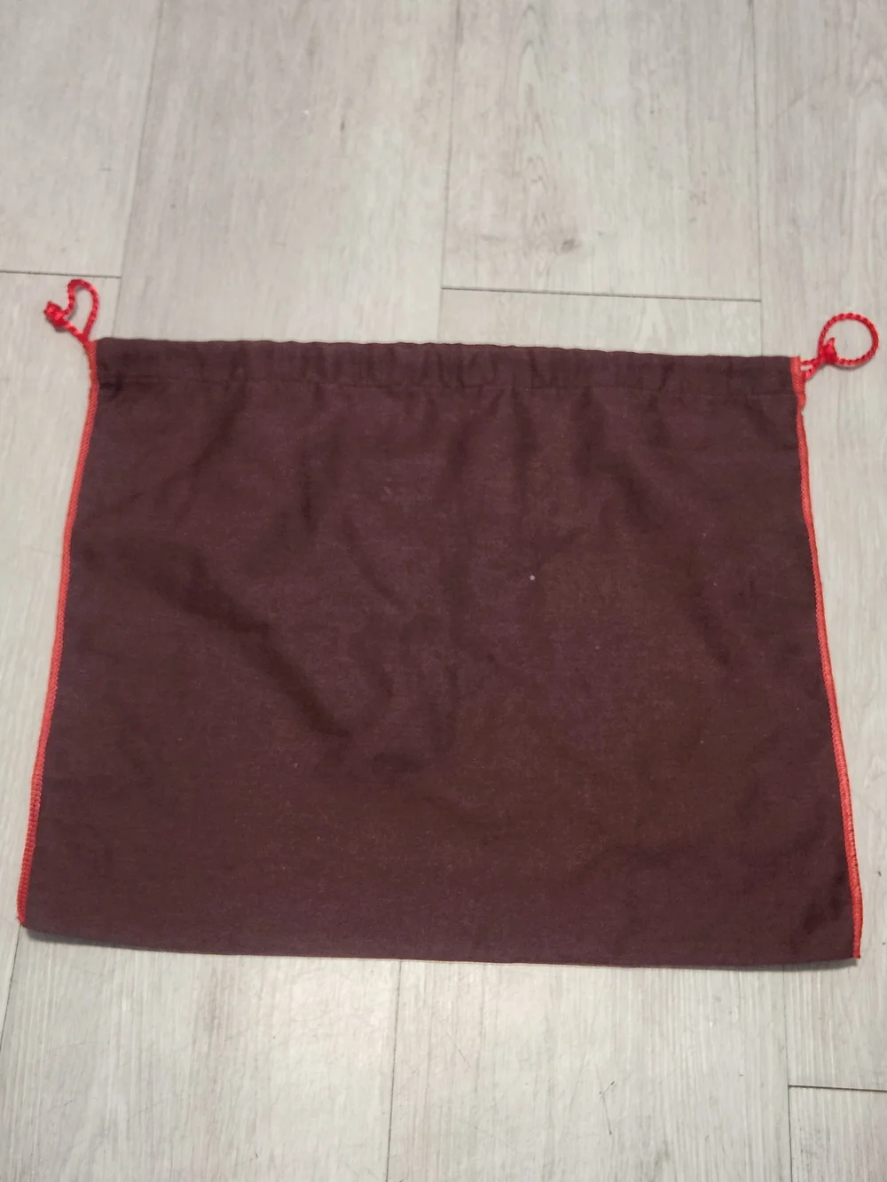 Authentic Coach EST. 1941 Brown Dust Bag w/ Red Trim - 15.5” x 13.5” ​